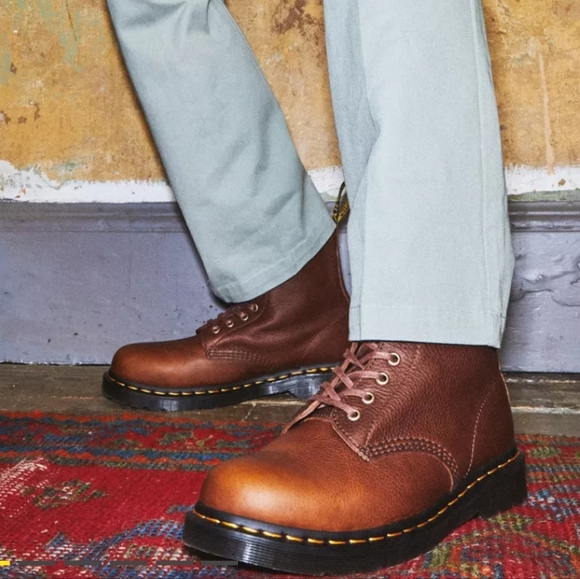 DR MARTENS 1460 PASCAL AMBASSADOR LEATHER LACE UP BOOTS MEN'S SZ 12/ 27439253 - Picture 8 of 14